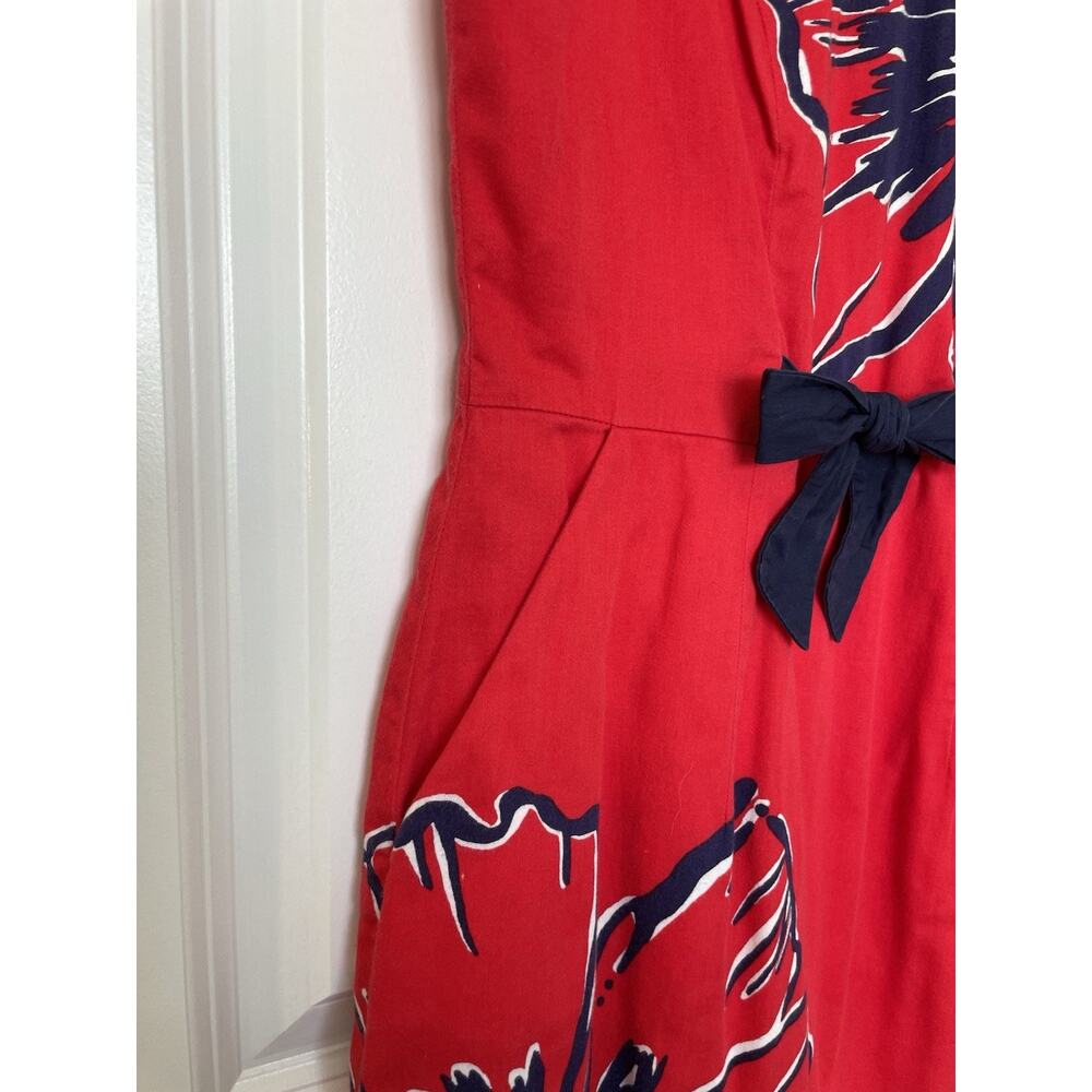 LILLY PULITZER Evie Shift Dress Americana Floral Preppy Classic Women's Size 4 - Picture 4 of 16